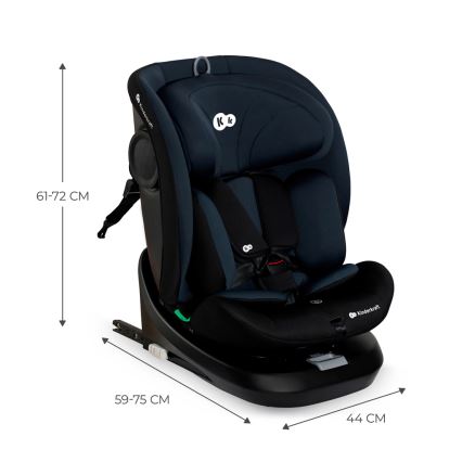 KINDERKRAFT - Auto sedište I-GROW i-Size (40-150 cm) crno