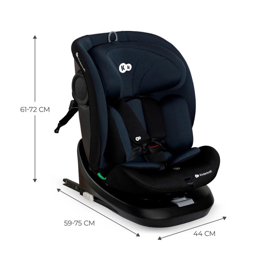 KINDERKRAFT - Auto sedište I-GROW i-Size (40-150 cm) crno