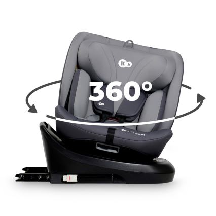 KINDERKRAFT - Auto sedište I-GROW i-Size (40-150 cm) sivo