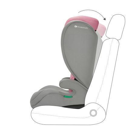 KINDERKRAFT - Auto sedište I-SPARK i-Size (100-150 cm) roze