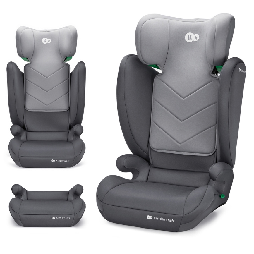 KINDERKRAFT - Auto sedište I-SPARK i-Size (100-150 cm) sivo