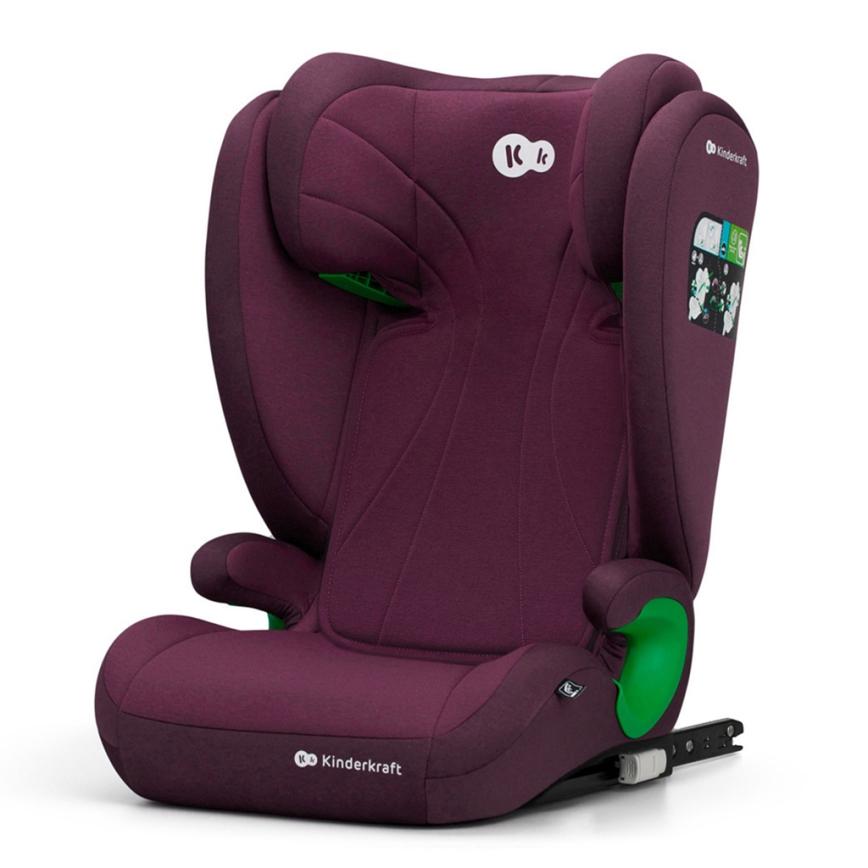 KINDERKRAFT - Auto sedište JUNIOR FIX 2 (100-150 cm) Cherry pearl