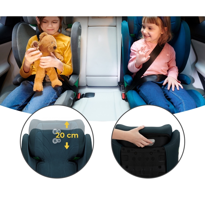 KINDERKRAFT - Auto sedište JUNIOR FIX 2 (100-150 cm) Harbor blue