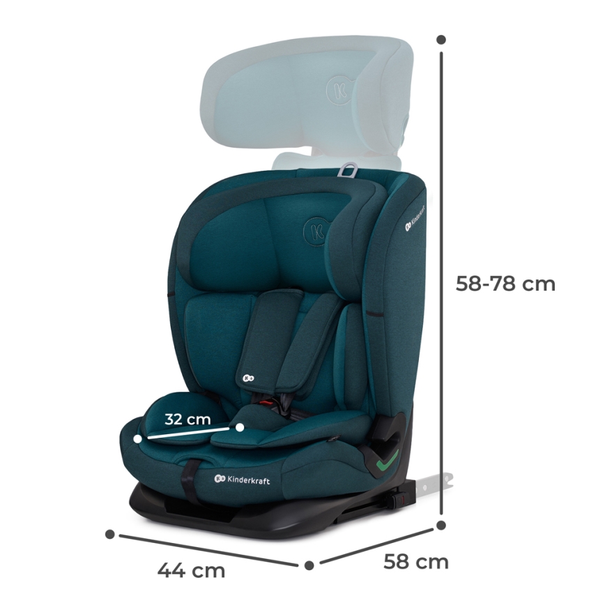 KINDERKRAFT - Auto sedište ONETO 3 i-Size (76-150 cm) + Isofix Harbor blue