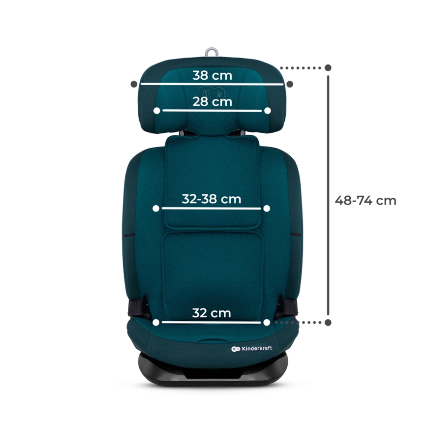 KINDERKRAFT - Auto sedište ONETO 3 i-Size (76-150 cm) + Isofix Harbor blue