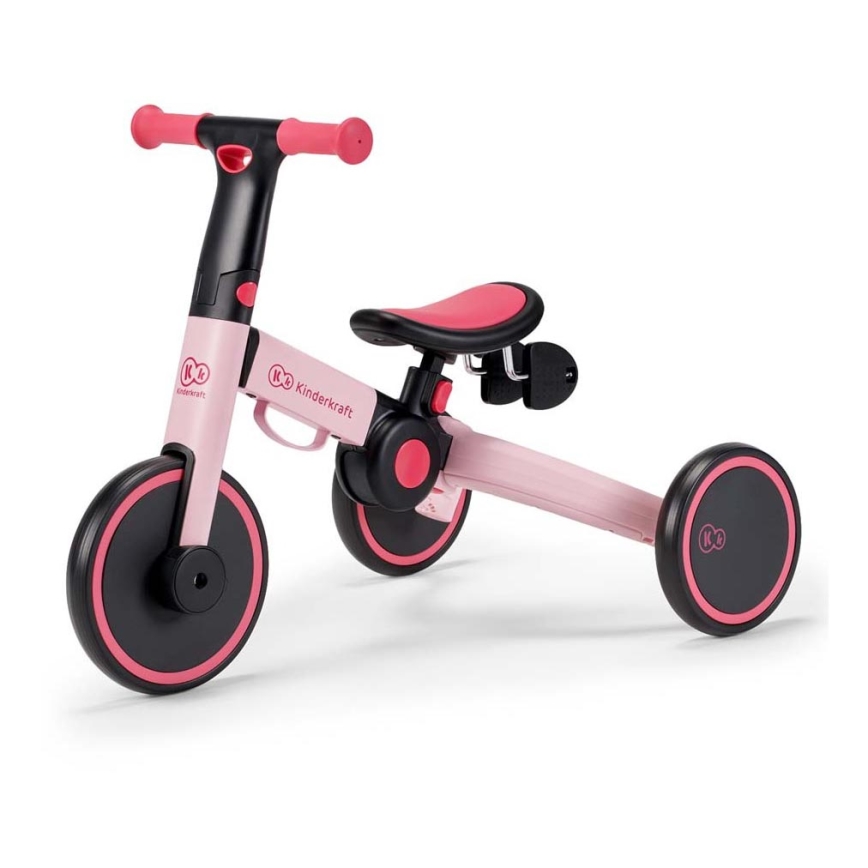 KINDERKRAFT - Dečija bicikl guralica 3u1 4TRIKE roze