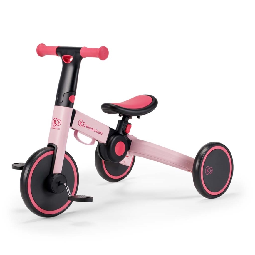 KINDERKRAFT - Dečija bicikl guralica 3u1 4TRIKE roze