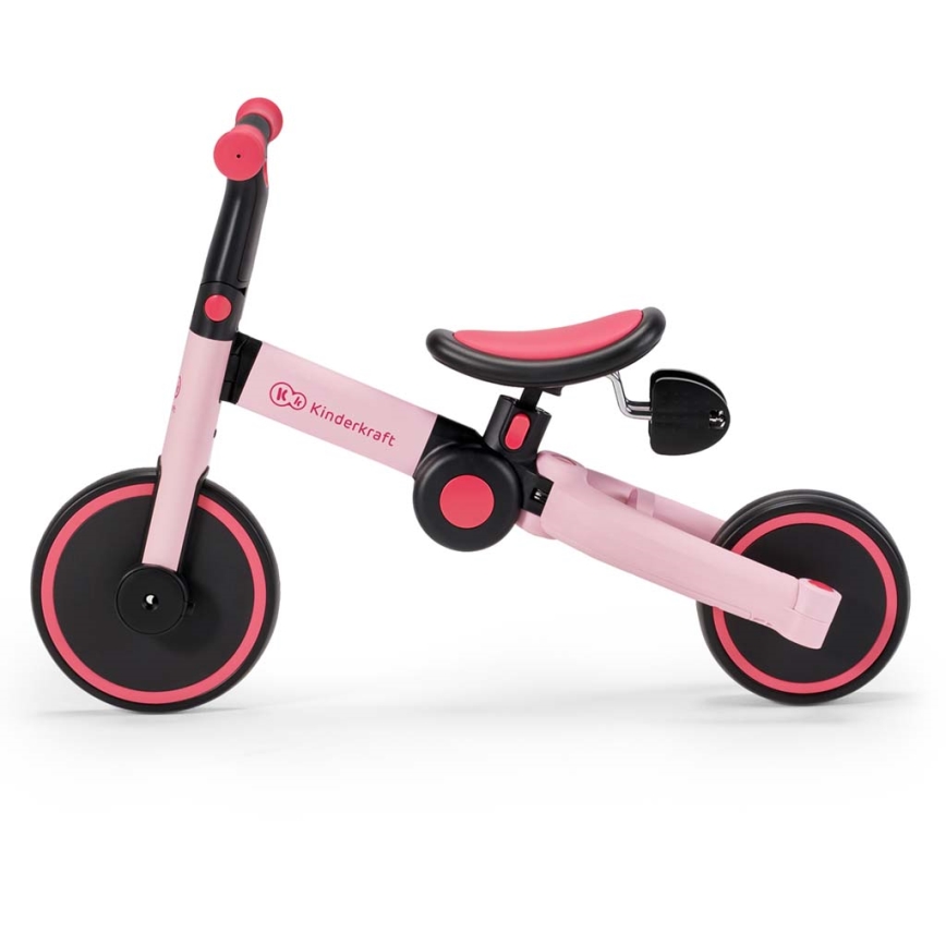 KINDERKRAFT - Dečija bicikl guralica 3u1 4TRIKE roze