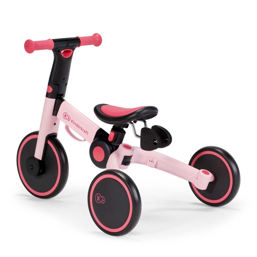 KINDERKRAFT - Dečija bicikl guralica 3u1 4TRIKE roze