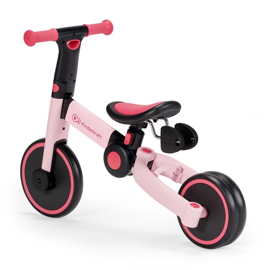 KINDERKRAFT - Dečija bicikl guralica 3u1 4TRIKE roze