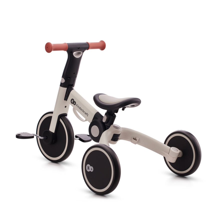 KINDERKRAFT - Dečija bicikl guralica 3u1 4TRIKE sivo