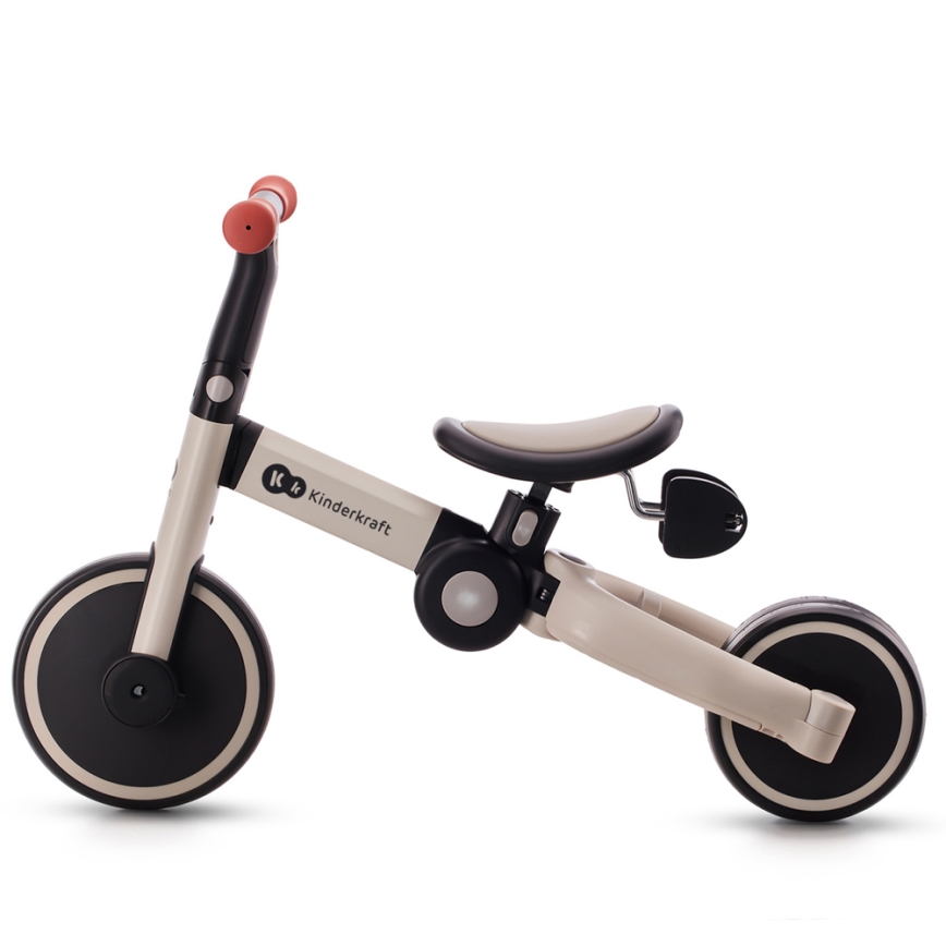 KINDERKRAFT - Dečija bicikl guralica 3u1 4TRIKE sivo
