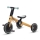 KINDERKRAFT - Dečija bicikl guralica 3u1 4TRIKE žuta/menta