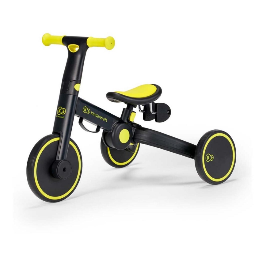 KINDERKRAFT - Dečija guralica 3u1 4TRIKE žuta/crna