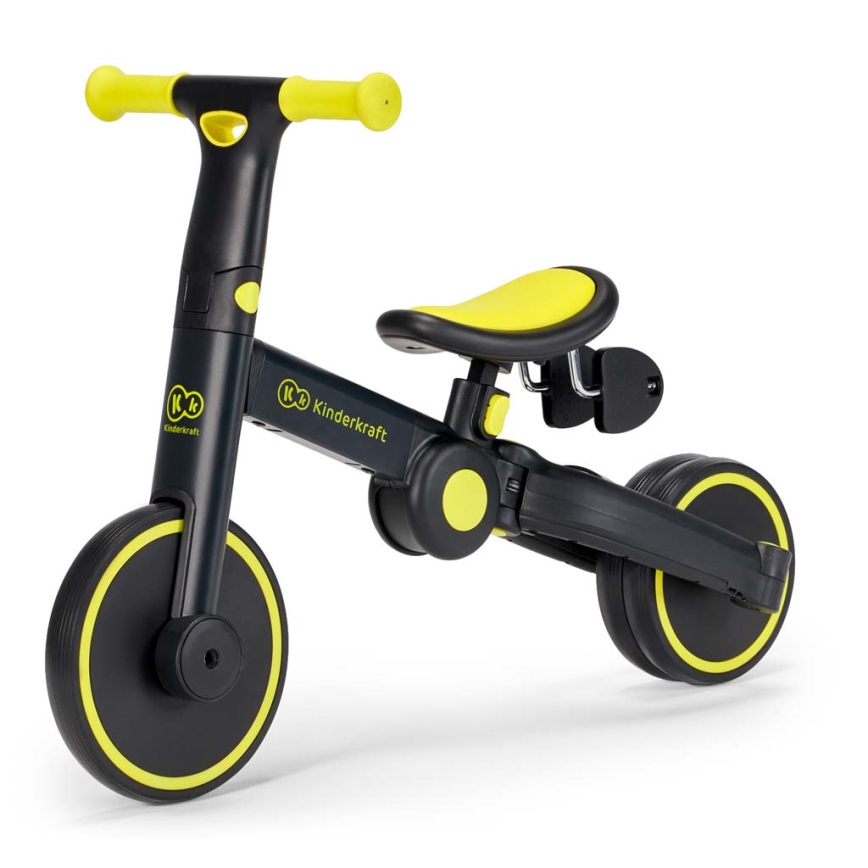 KINDERKRAFT - Dečija guralica 3u1 4TRIKE žuta/crna