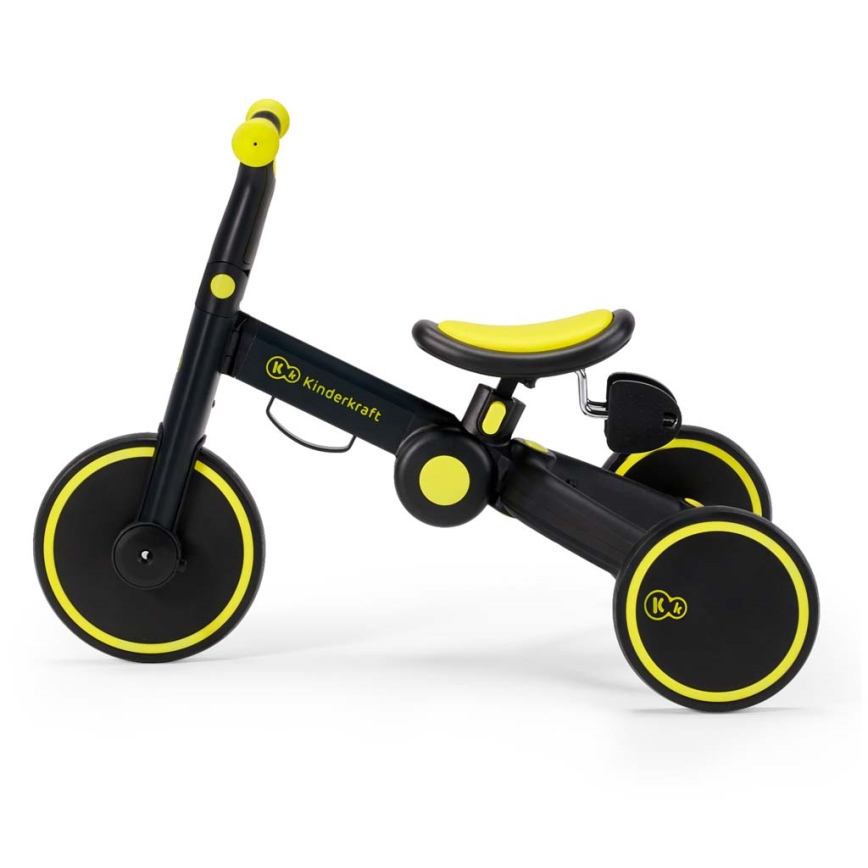 KINDERKRAFT - Dečija guralica 3u1 4TRIKE žuta/crna