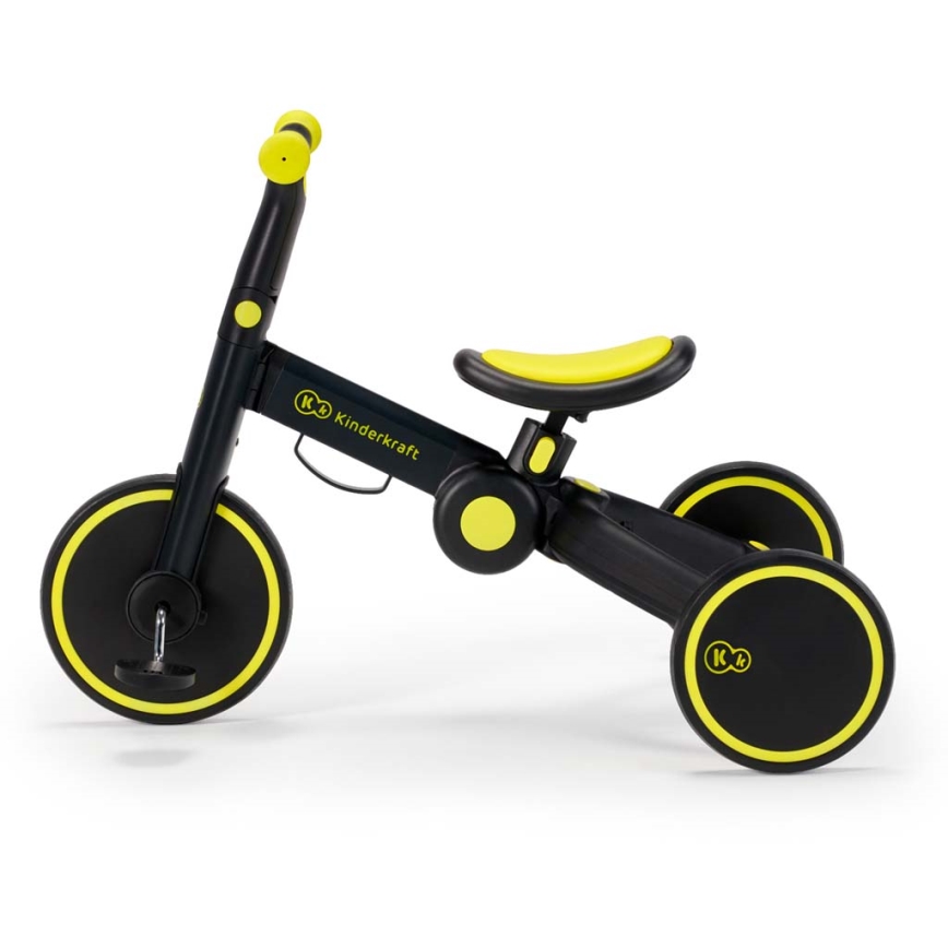 KINDERKRAFT - Dečija guralica 3u1 4TRIKE žuta/crna