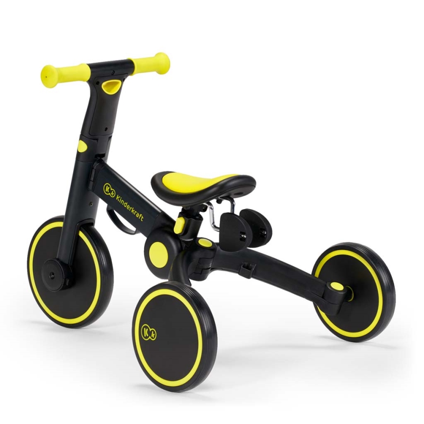 KINDERKRAFT - Dečija guralica 3u1 4TRIKE žuta/crna