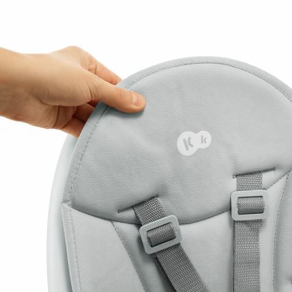 KINDERKRAFT - Dečija hranilica 2u1 DINNLY siva