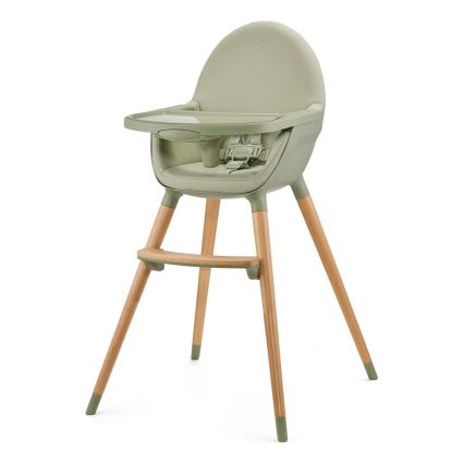 KINDERKRAFT - Dečija stolica za hranjenje 2u1 FINI2 buk/zelena