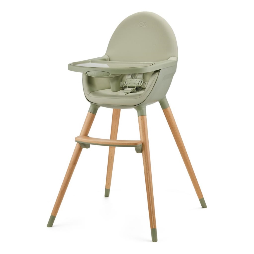 KINDERKRAFT - Dečija stolica za hranjenje 2u1 FINI2 buk/zelena