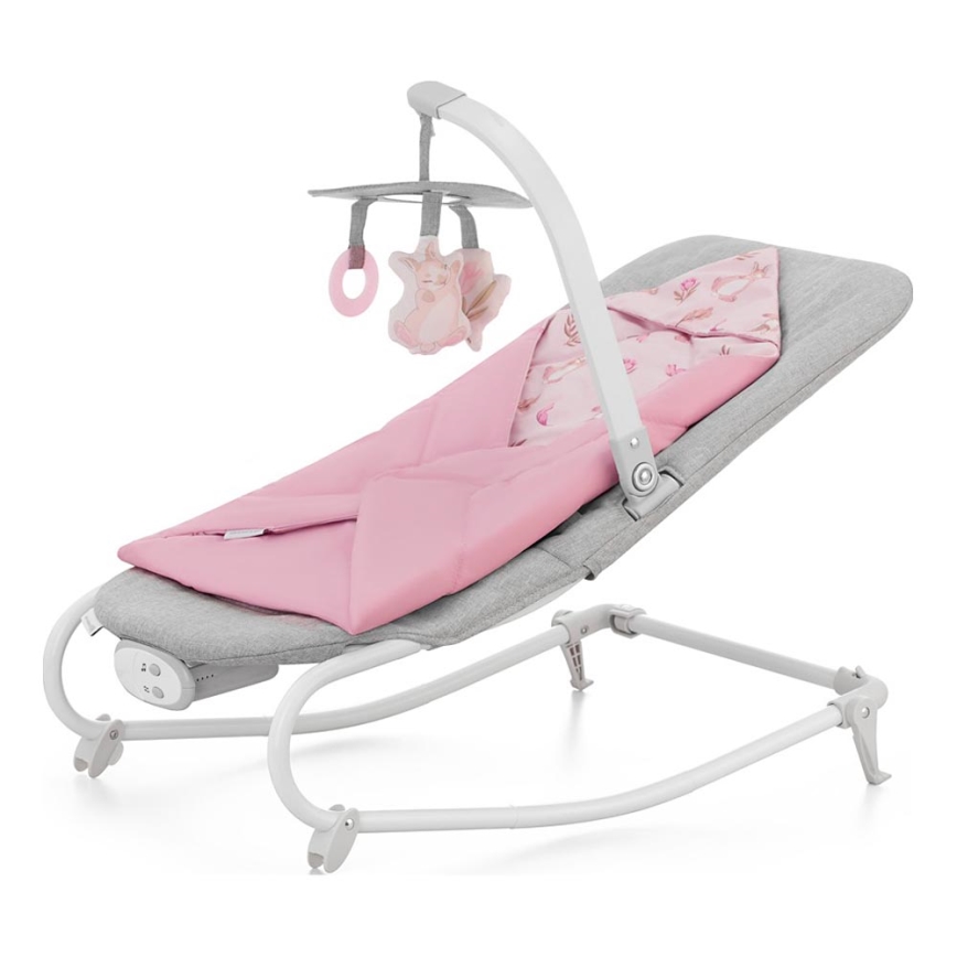 KINDERKRAFT - Dečija vibrirajuća njihalica sa melodijom FELIO 2 roze