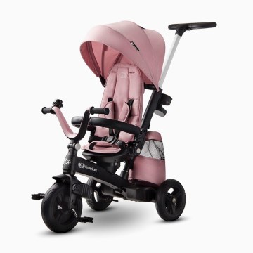 KINDERKRAFT - Dečiji tricikl 5 u 1 EASYTWIST ružičasta/crna