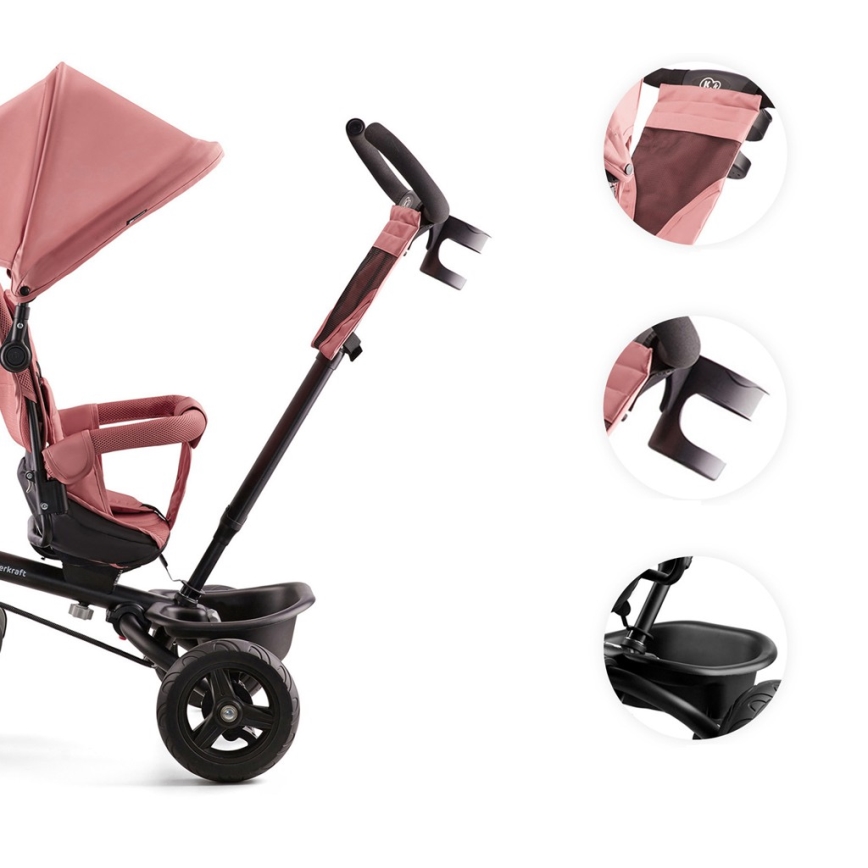 KINDERKRAFT - Dečiji tricikl AVEO roze