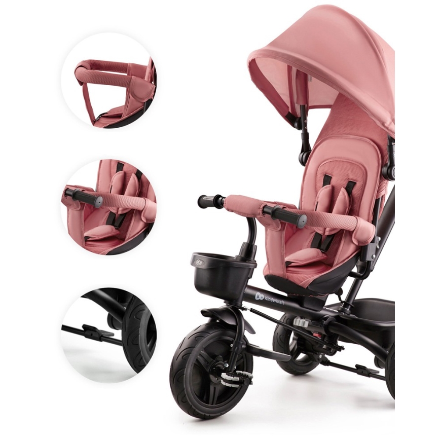KINDERKRAFT - Dečiji tricikl AVEO roze