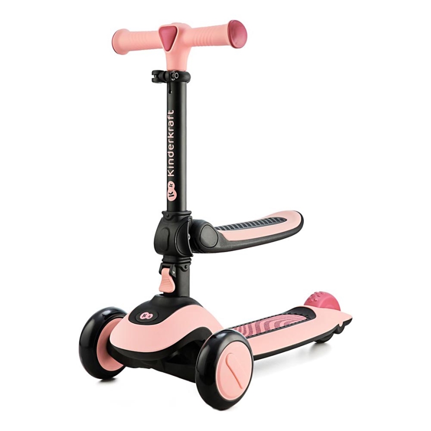 KINDERKRAFT - Dečiji trotinet 2u1 HALLEY Rose pink
