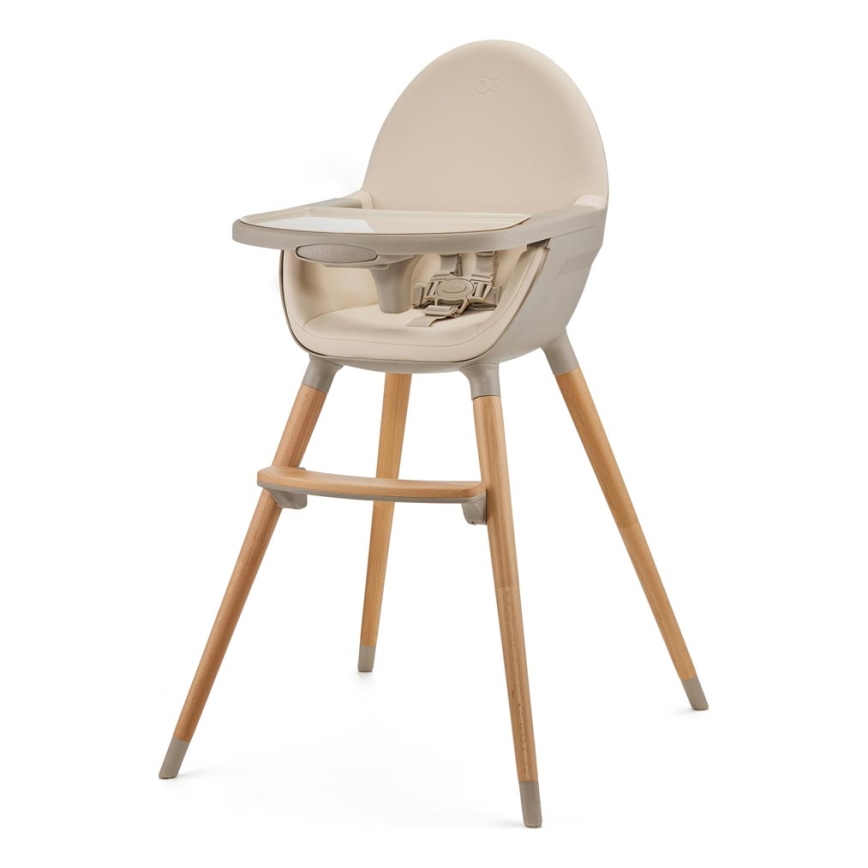 KINDERKRAFT - Dečja stolica za hranjenje 2u1 FINI2 buk/bež