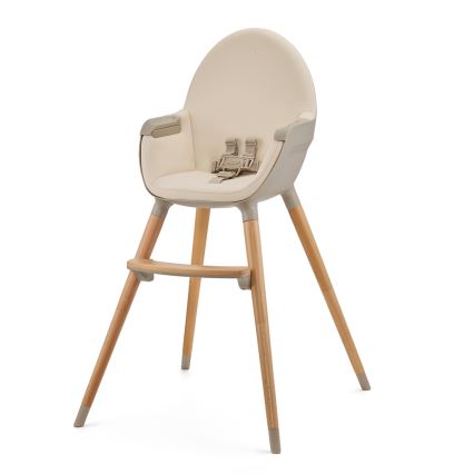 KINDERKRAFT - Dečja stolica za hranjenje 2u1 FINI2 buk/bež