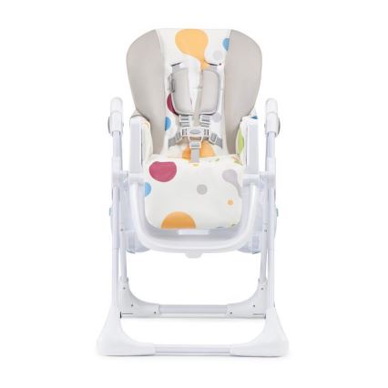 KINDERKRAFT - Dečja stolica za hranjenje YUMMY bež/bela