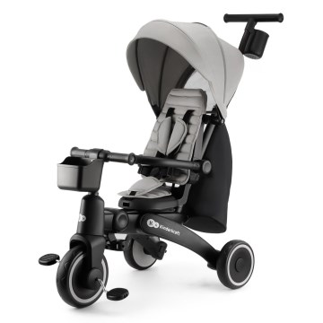 KINDERKRAFT - Dečji tricikl 4u1 JAZZ 2 siva