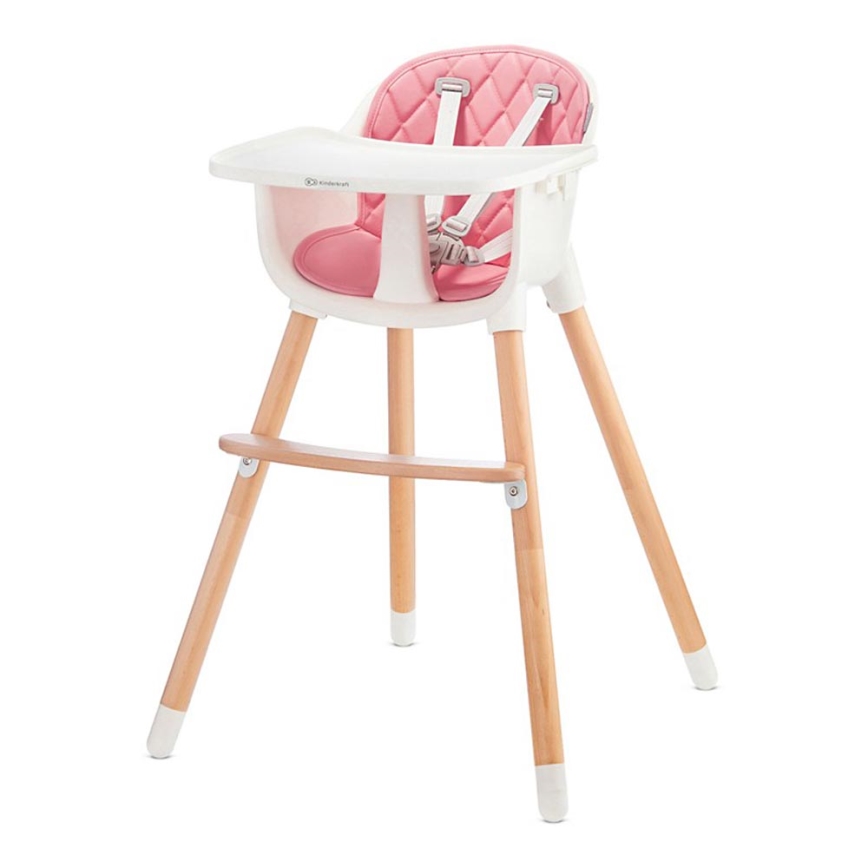 KINDERKRAFT - Hranilica 2v1 SIENNA bukva/roze