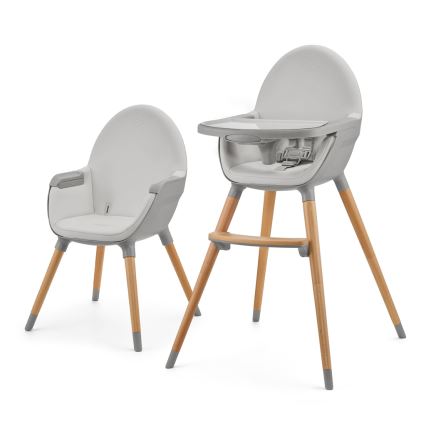 KINDERKRAFT - Hranilica FINI2 bukva/sivo
