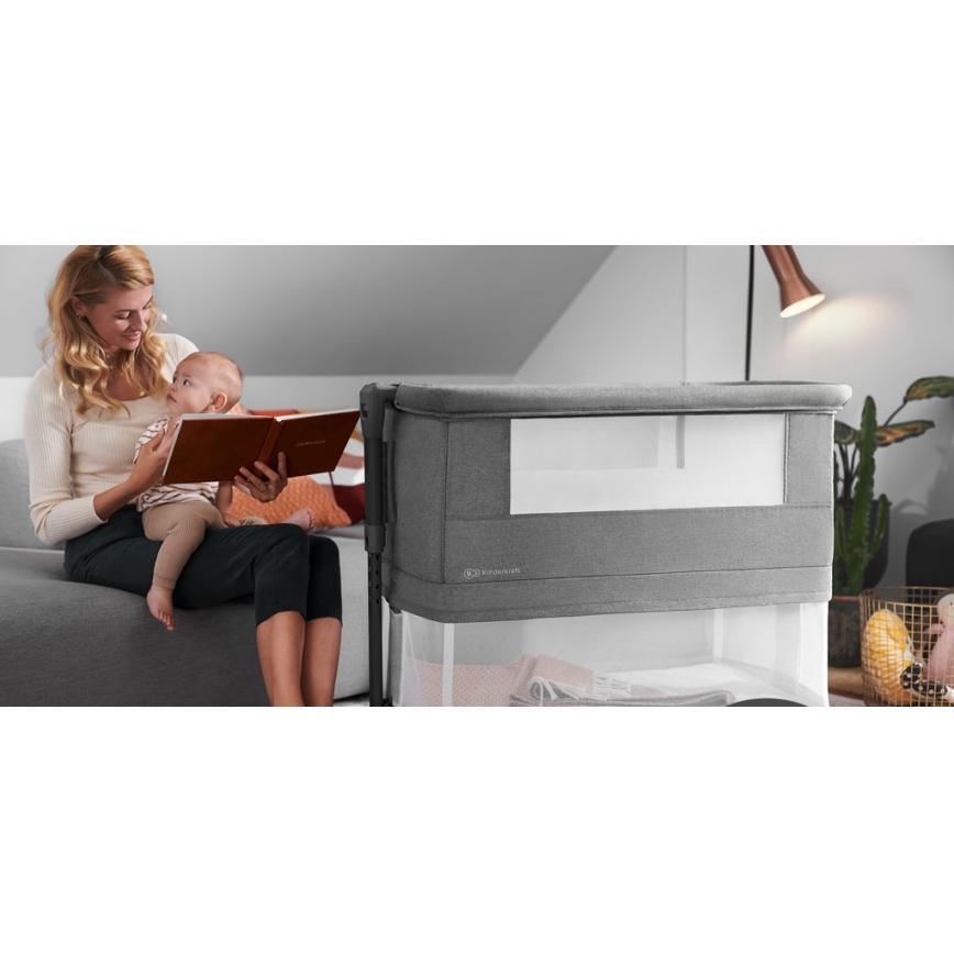 KINDERKRAFT - Kolevka NESTE GROW tamno siva