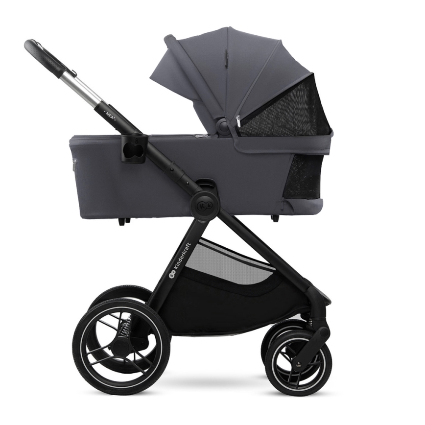 KINDERKRAFT - Kombinovana kolica 2u1 NEA 2 Dark grey
