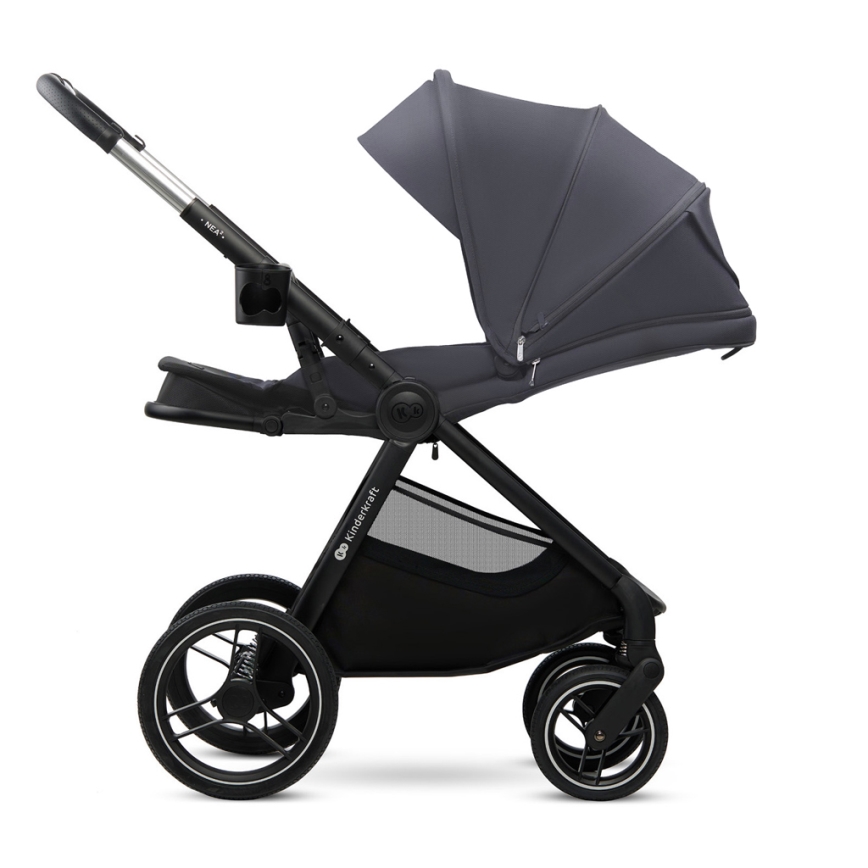 KINDERKRAFT - Kombinovana kolica 2u1 NEA 2 Dark grey