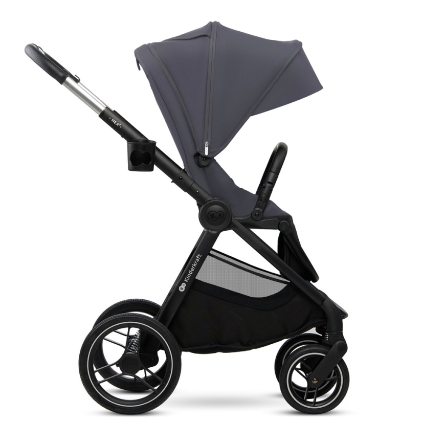 KINDERKRAFT - Kombinovana kolica 2u1 NEA 2 Dark grey