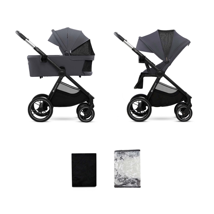 KINDERKRAFT - Kombinovana kolica 2u1 NEA 2 Dark grey