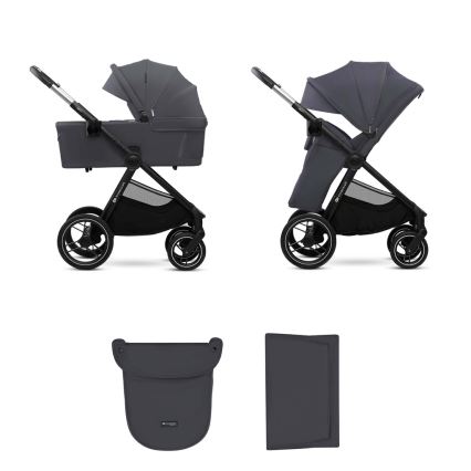 KINDERKRAFT - Kombinovana kolica 2u1 NEA 2 Dark grey