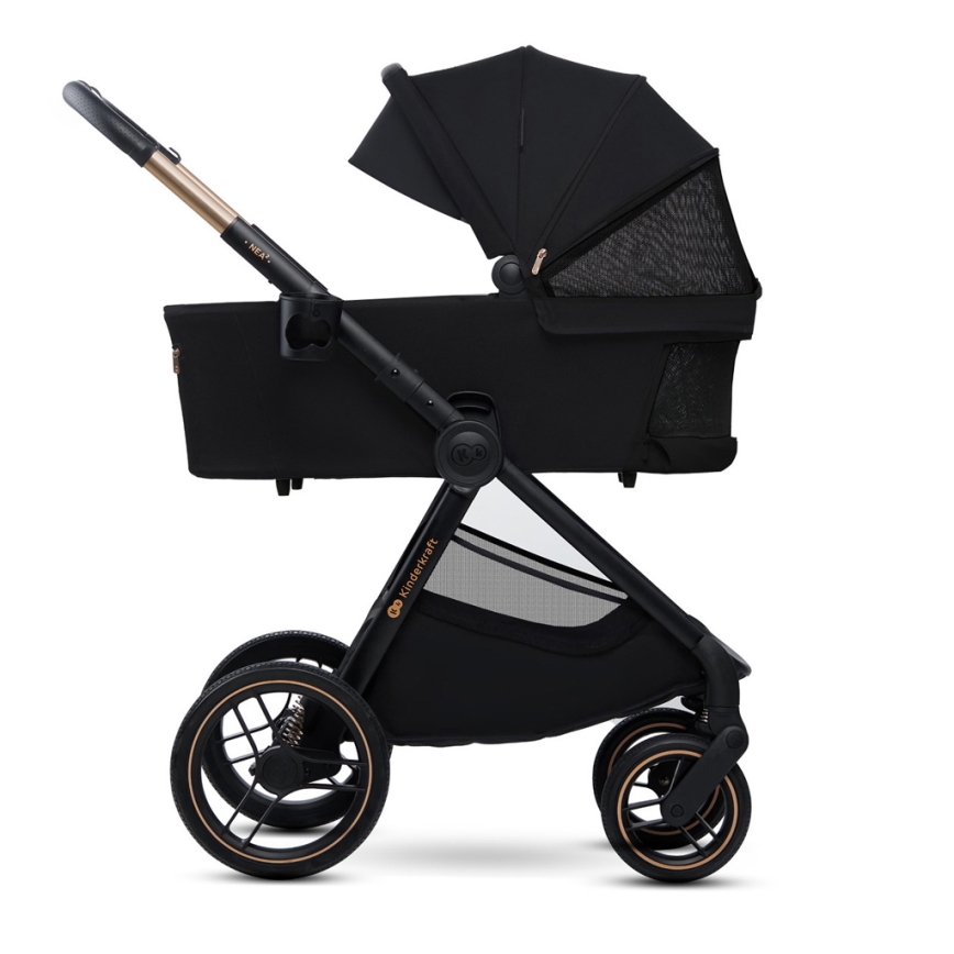 KINDERKRAFT - Kombinovana kolica 2u1 NEA 2 Midnight black