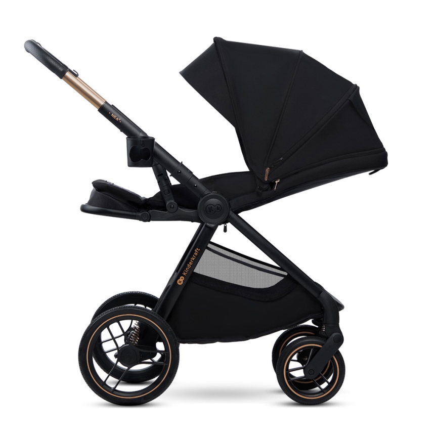 KINDERKRAFT - Kombinovana kolica 2u1 NEA 2 Midnight black