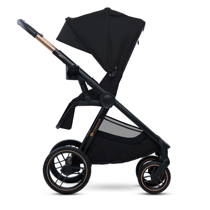KINDERKRAFT - Kombinovana kolica 2u1 NEA 2 Midnight black