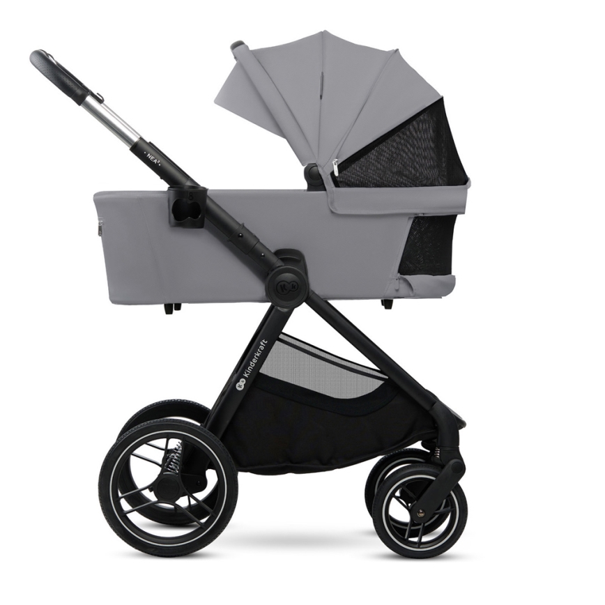 KINDERKRAFT - Kombinovana kolica 2u1 NEA 2 Platinum grey
