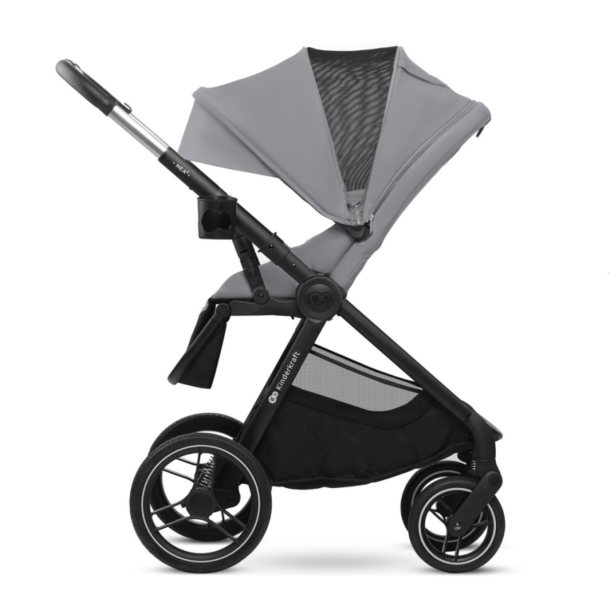 KINDERKRAFT - Kombinovana kolica 2u1 NEA 2 Platinum grey