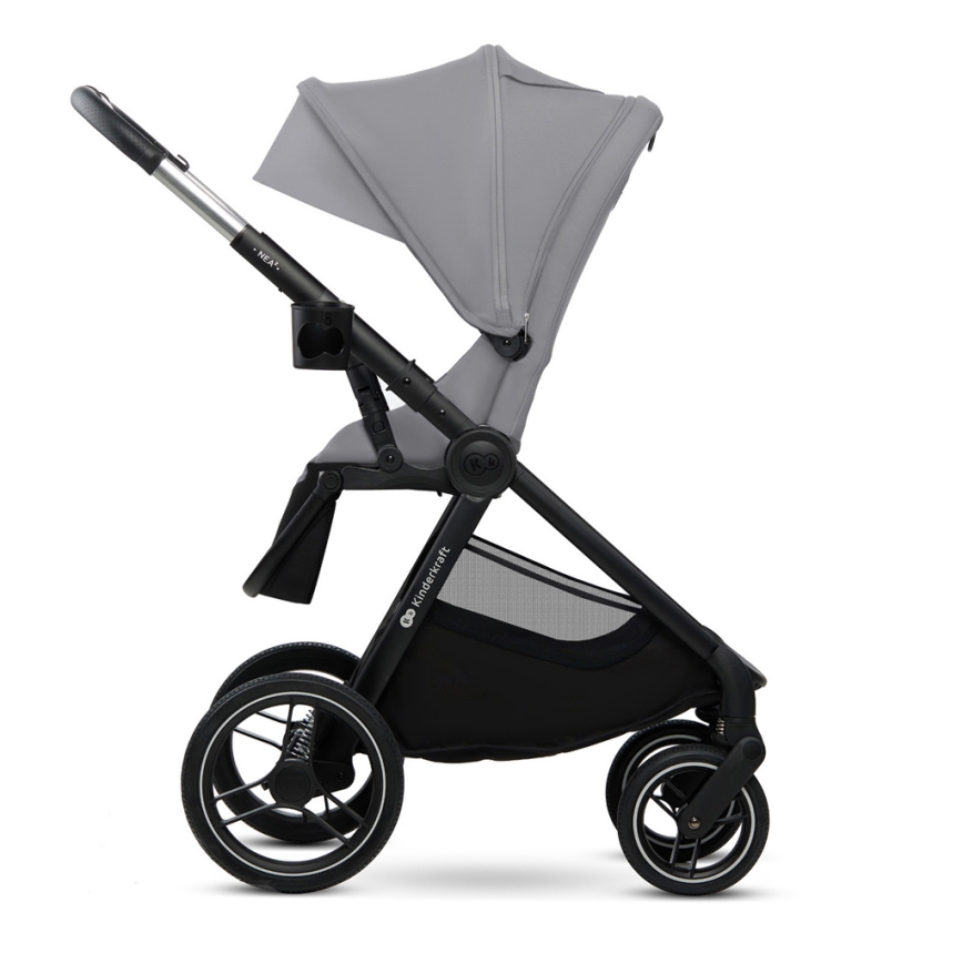 KINDERKRAFT - Kombinovana kolica 2u1 NEA 2 Platinum grey