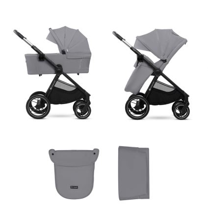 KINDERKRAFT - Kombinovana kolica 2u1 NEA 2 Platinum grey