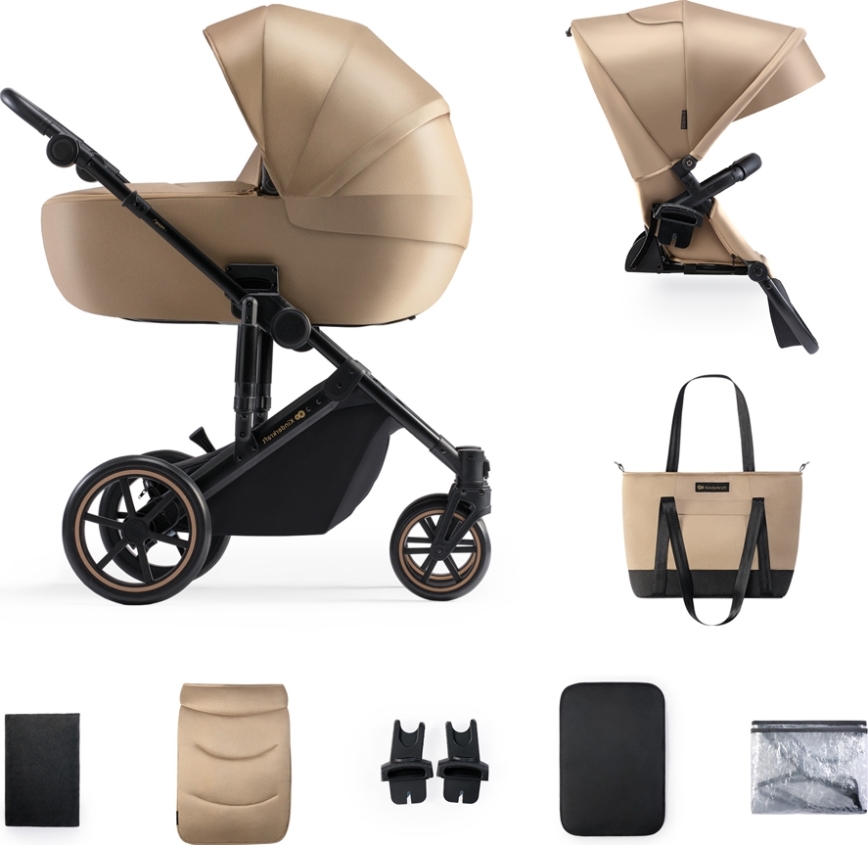 KINDERKRAFT - Kombinovana kolica 2u1 PRIME 2 bež